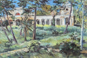 Altes Casino Ospedaletti, 2026 Öl / Lwd. 50 x 70cm